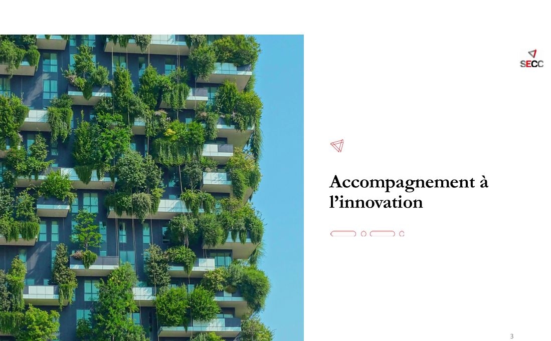 ACCOMPAGNEMENT A  L'INNOVATION